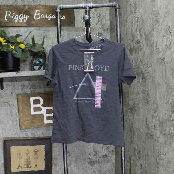 NWT Pink Floyd Womens Classic Rock Band Short Sleeve T-Shirt 14118 2XL Gray - Picture 2 of 5